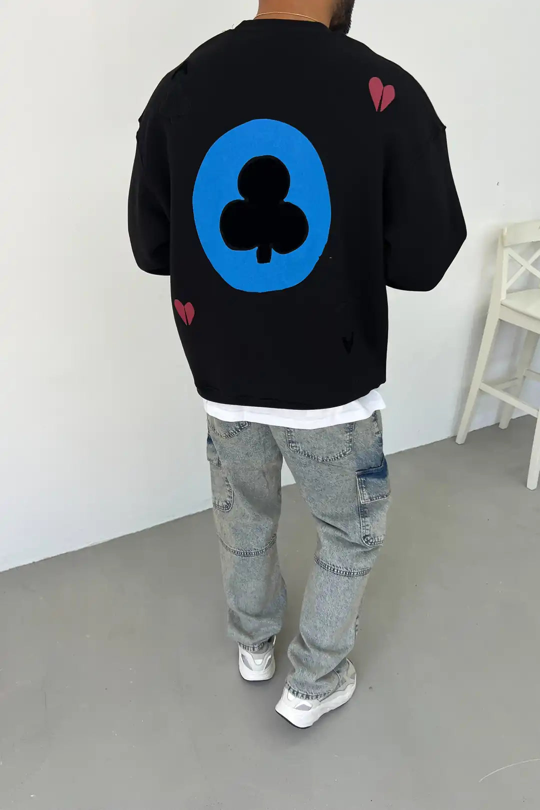 Ace Club Graphic Sweatshirt – Bold Retro Street Style