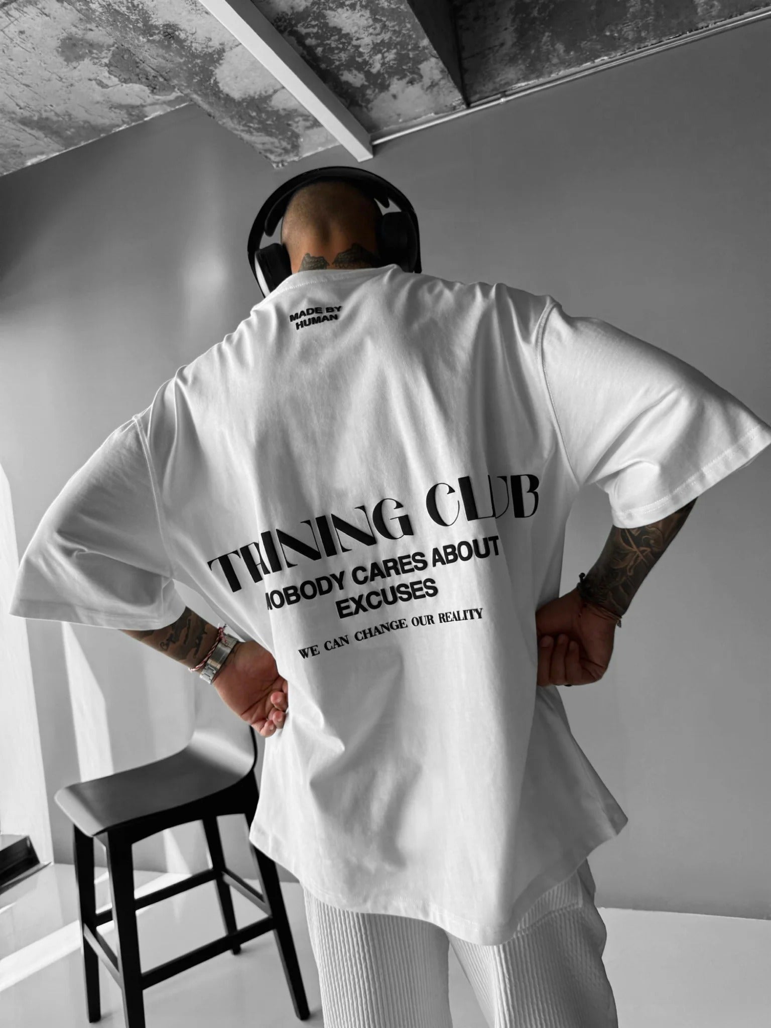 Oversize Training Club T-Shirt - Ecru