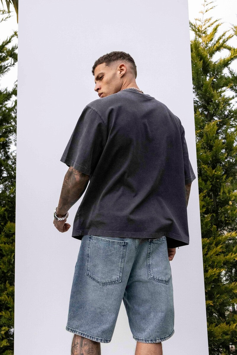 IN GOD WE TRUST PRINTED WASHED T-SHIRT ANTRA 1846