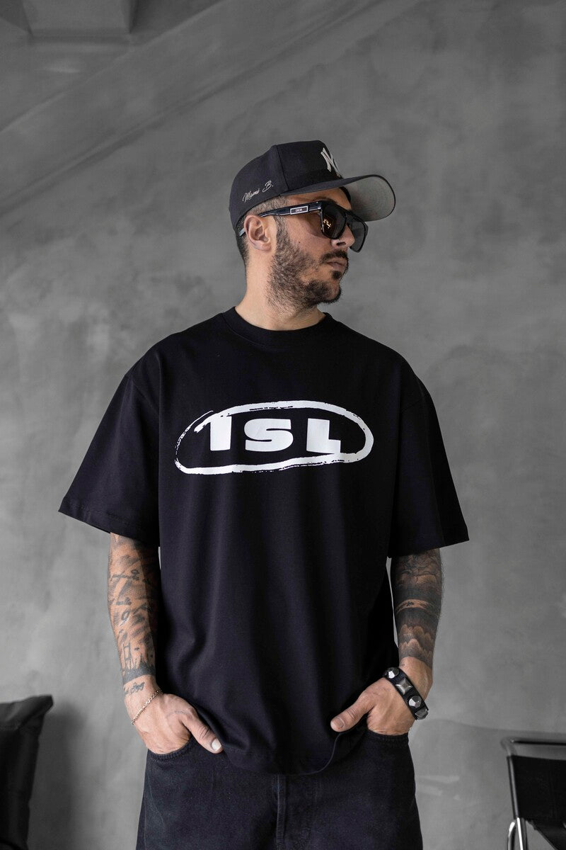 ISL PRINTED T-SHIRT BLACK 1819