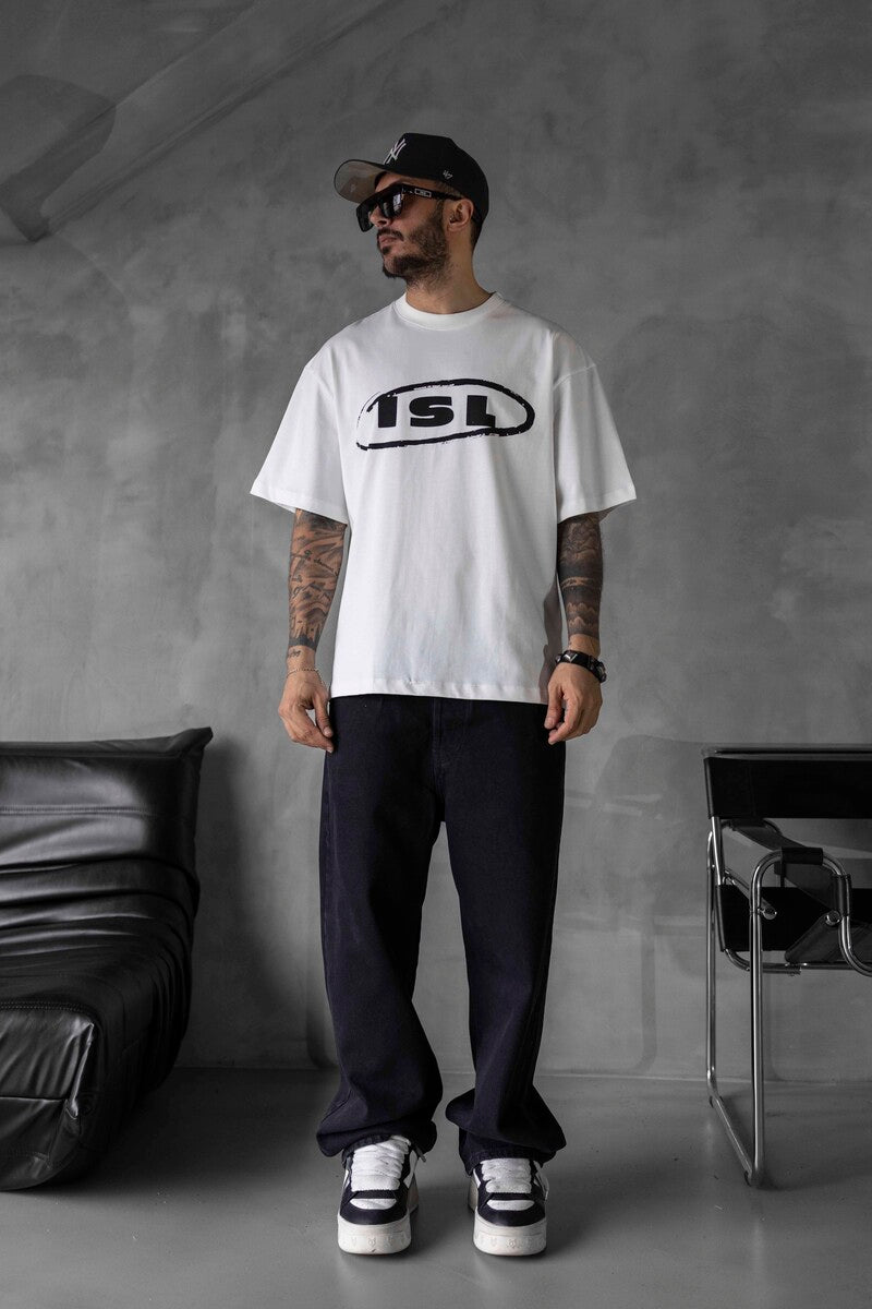 ISL PRINTED T-SHIRT WHITE 1819