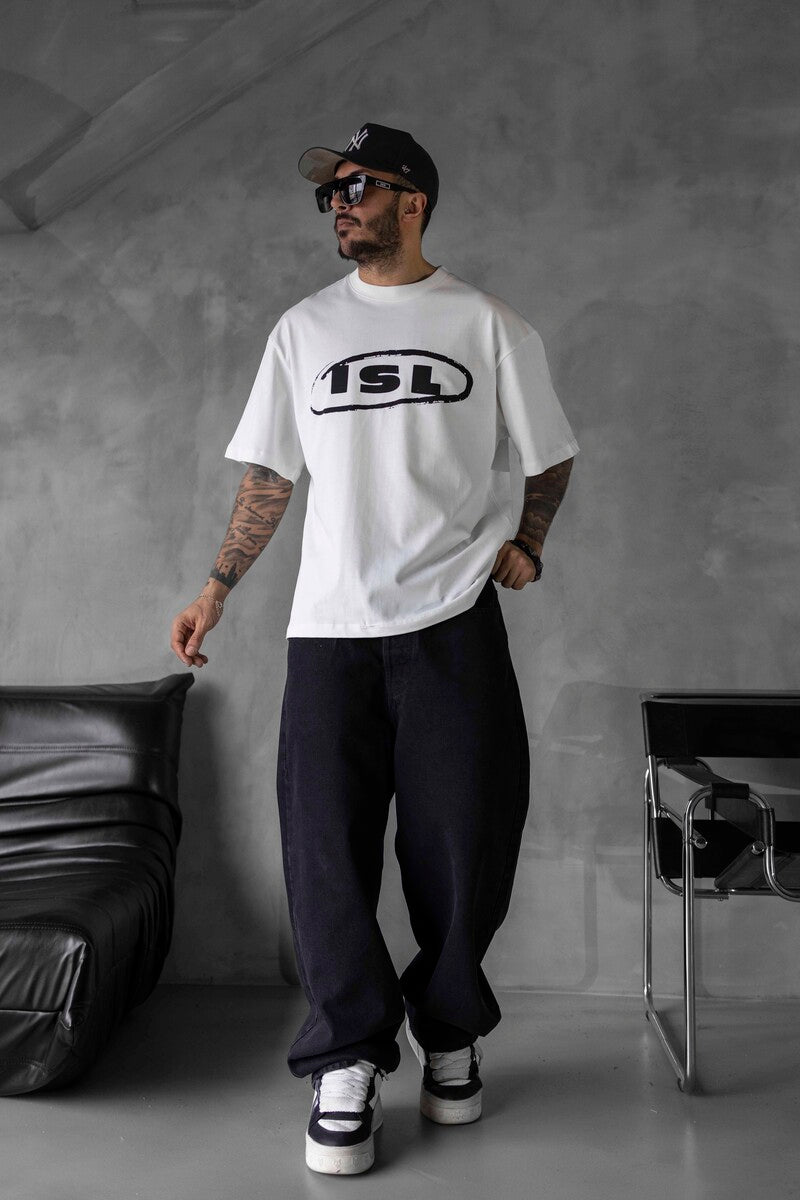 ISL PRINTED T-SHIRT WHITE 1819