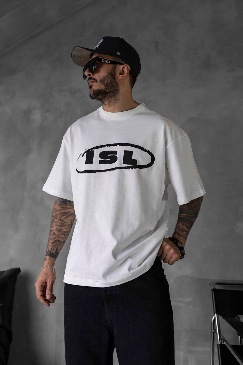 ISL PRINTED T-SHIRT WHITE 1819