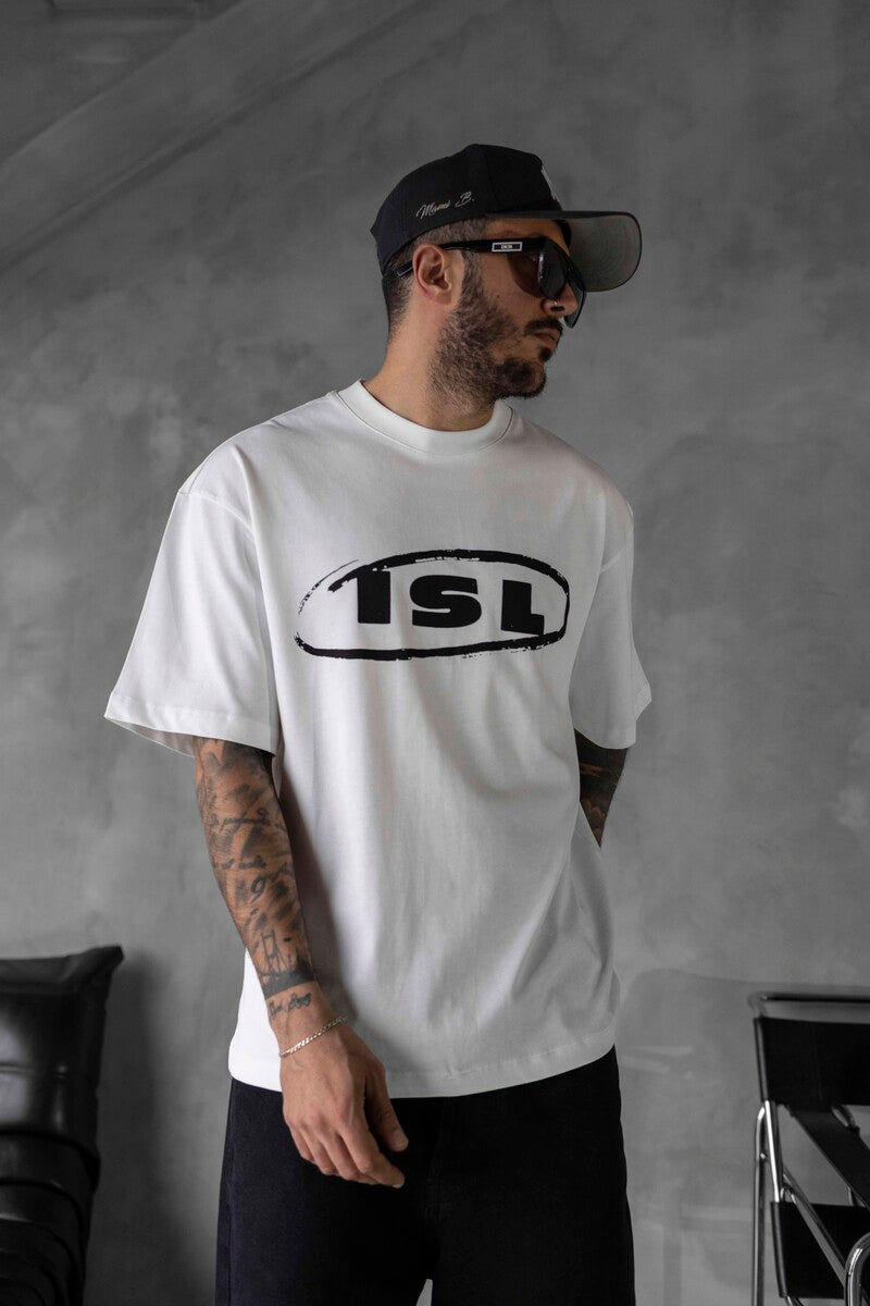 ISL PRINTED T-SHIRT WHITE 1819