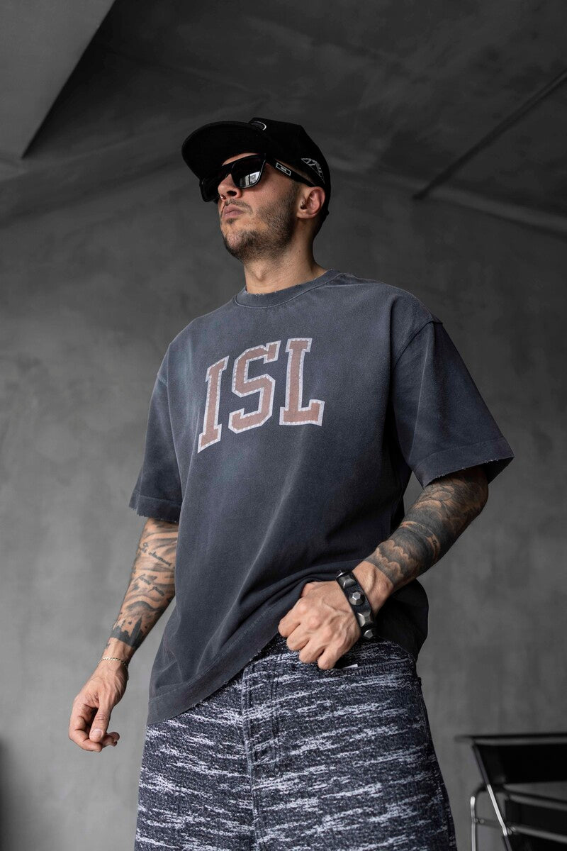 ISL PRINTED WASHED T-SHIRT ANTRA 1807