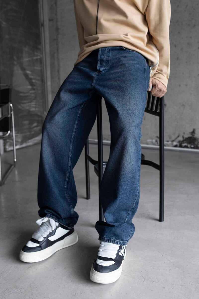 Loose Fit Blue Jeans 16985