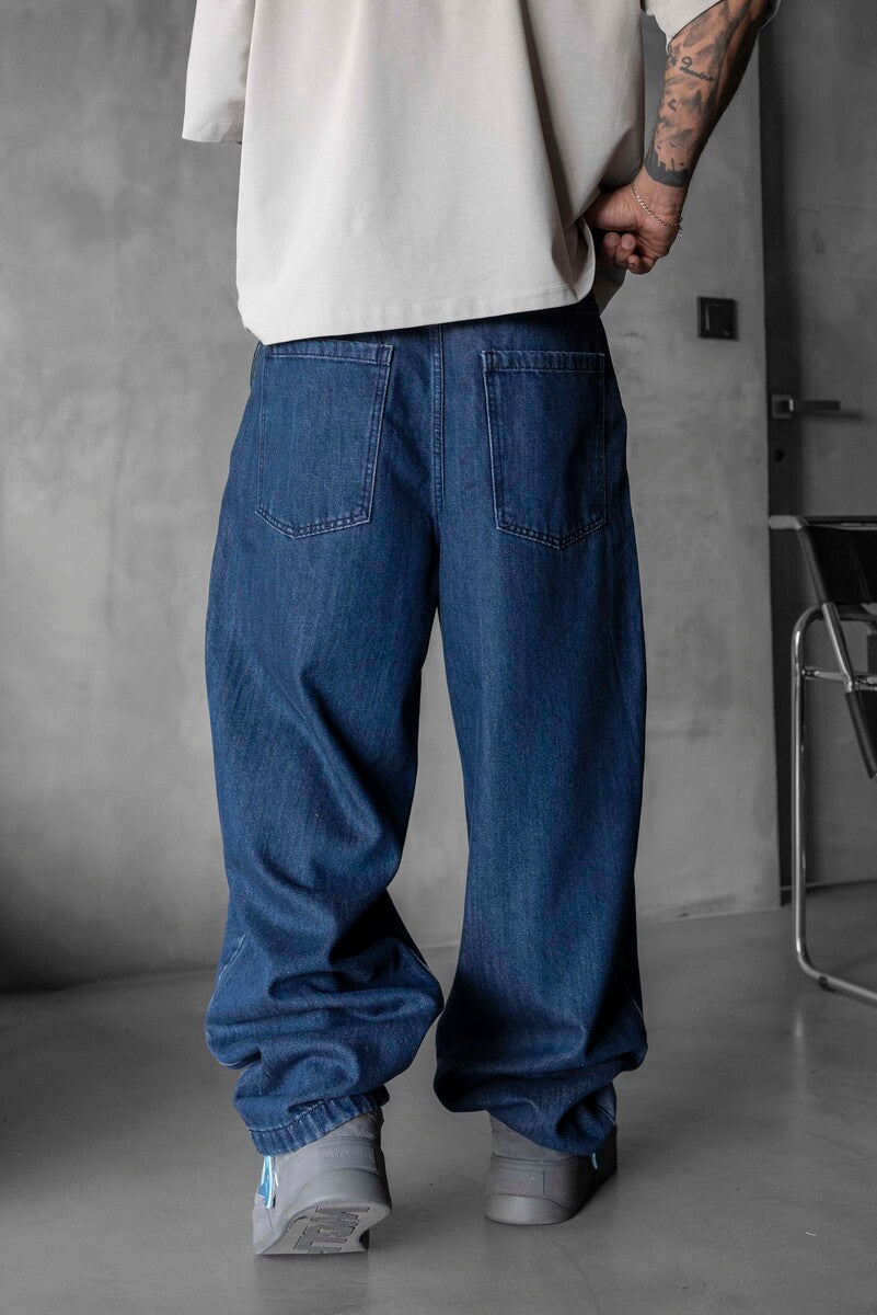 Loose Fit Blue Jeans 17065