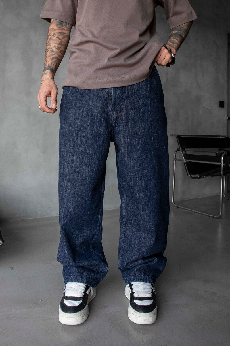 Loose Fit Blue Jeans 17068