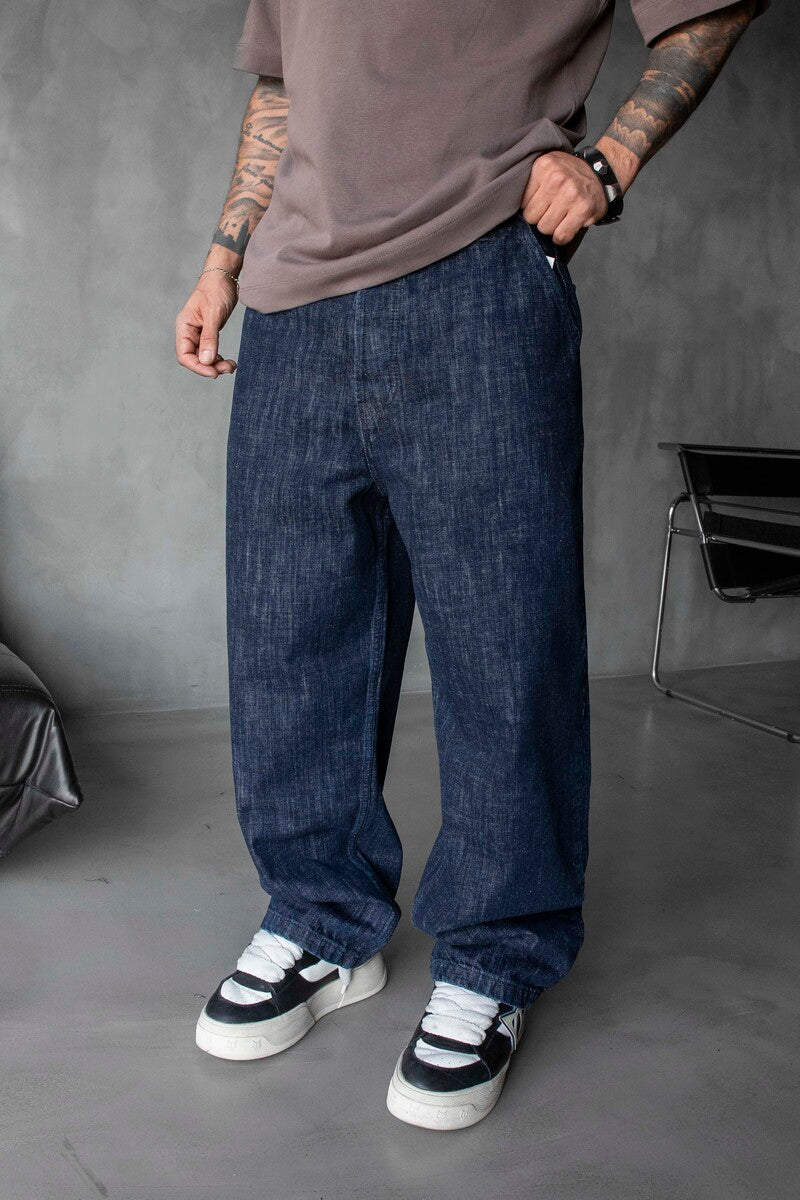 Loose Fit Blue Jeans 17068