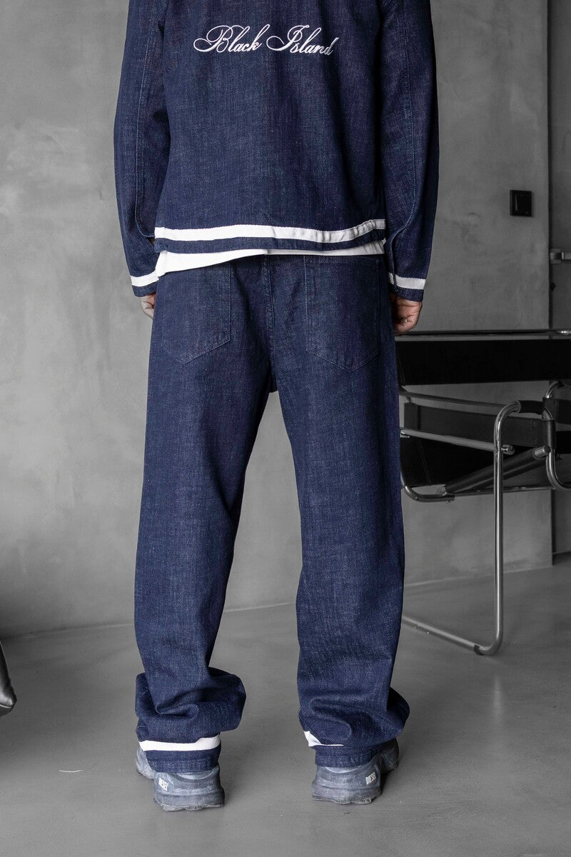 Loose Fit Blue Jeans 17077