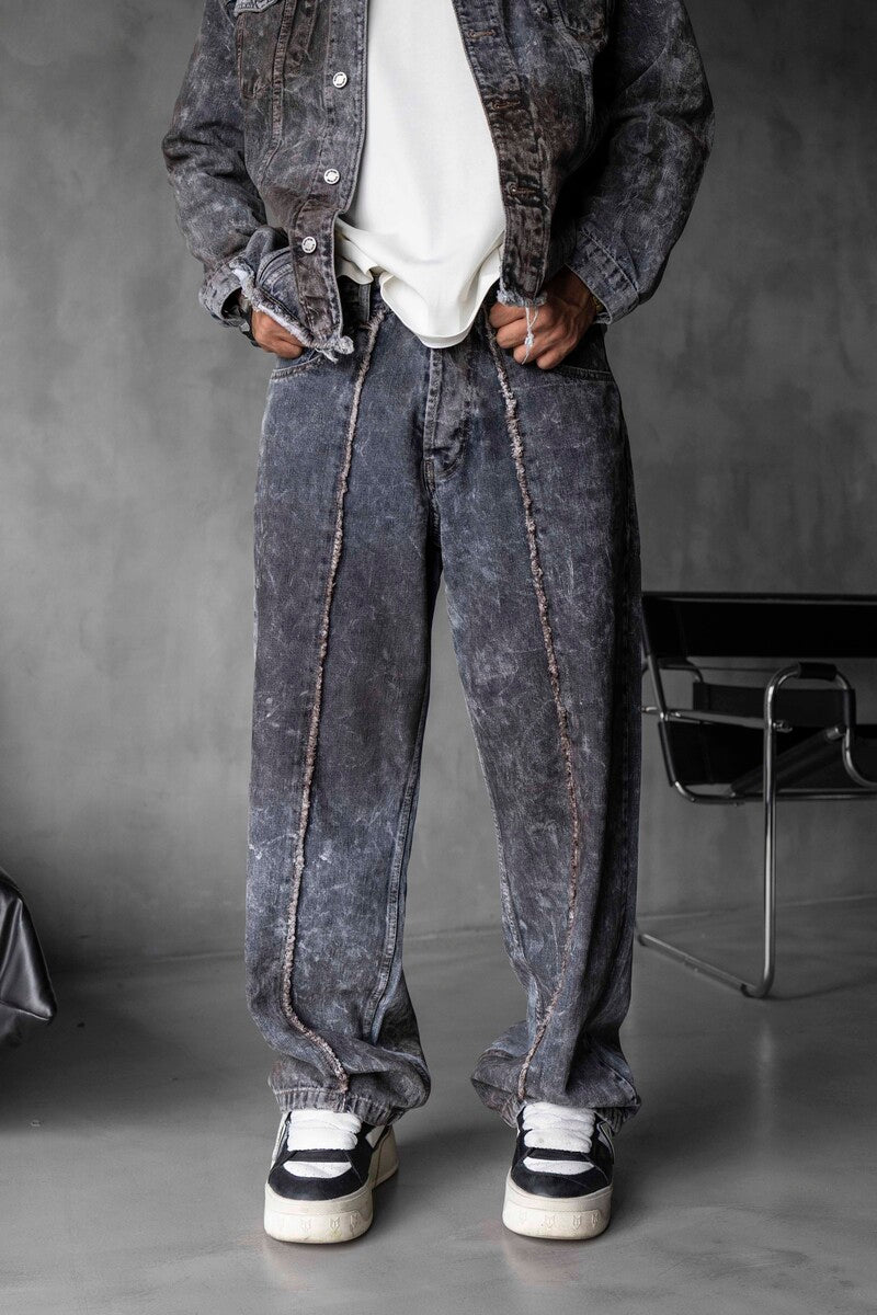 Loose Fit Washed Antra Jeans 17115