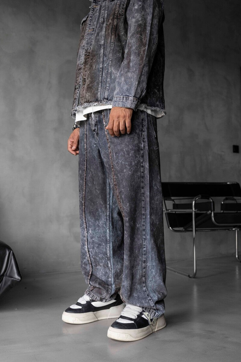 Loose Fit Washed Antra Jeans 17115