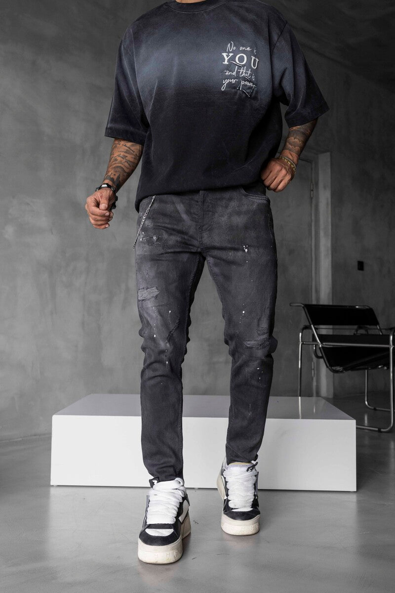 Lux Denim Black Jeans 16166