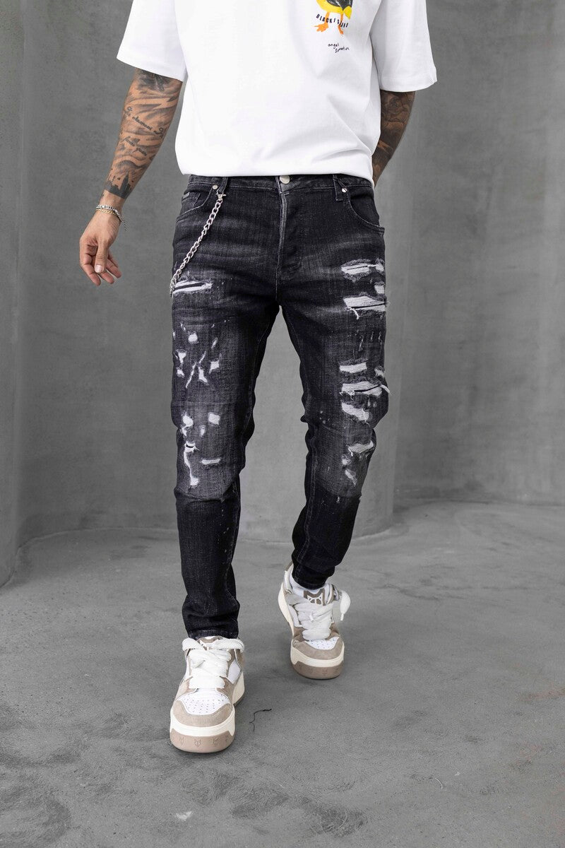 Lux Denım Black Jeans 16511