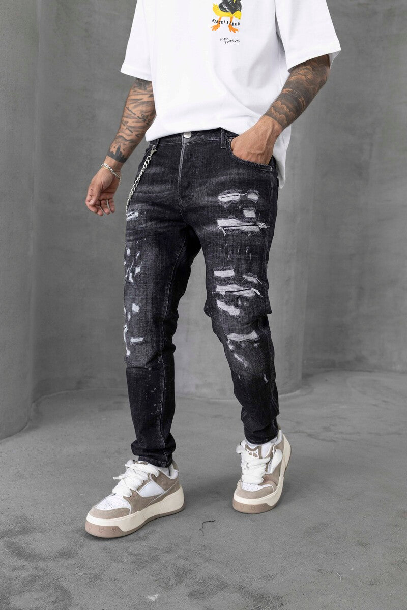 Lux Denım Black Jeans 16511