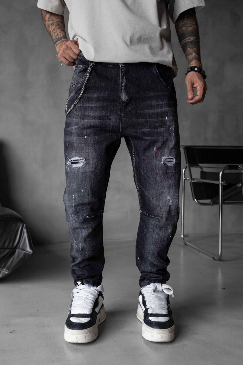 Lux Denim Black Jeans 17015