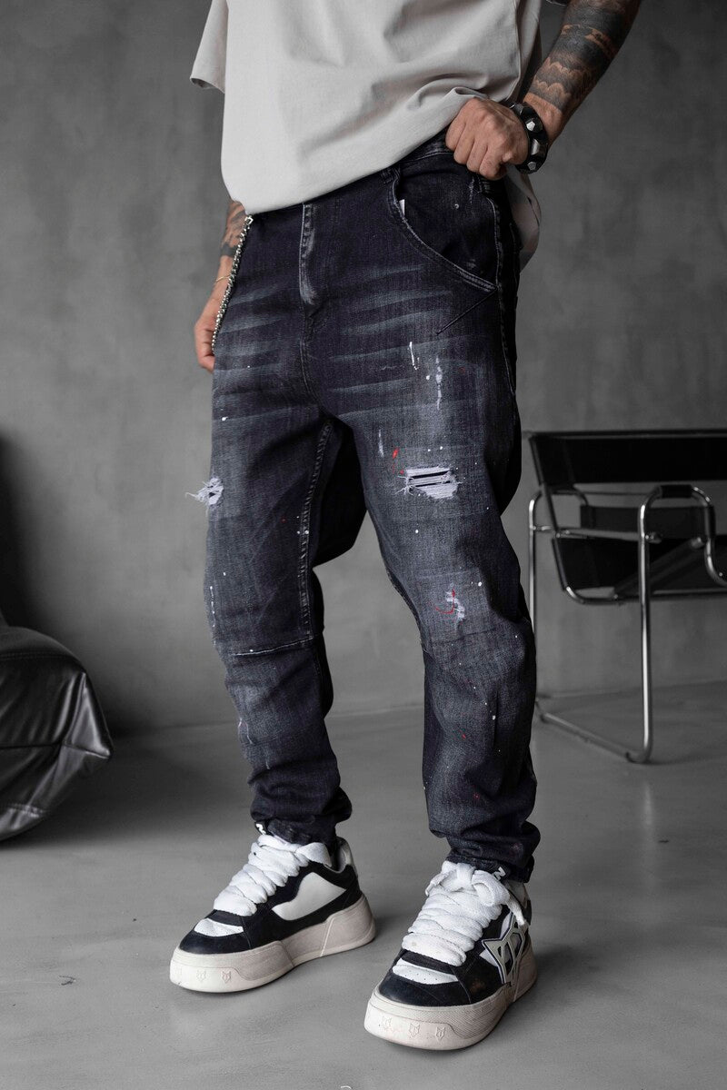 Lux Denim Black Jeans 17015