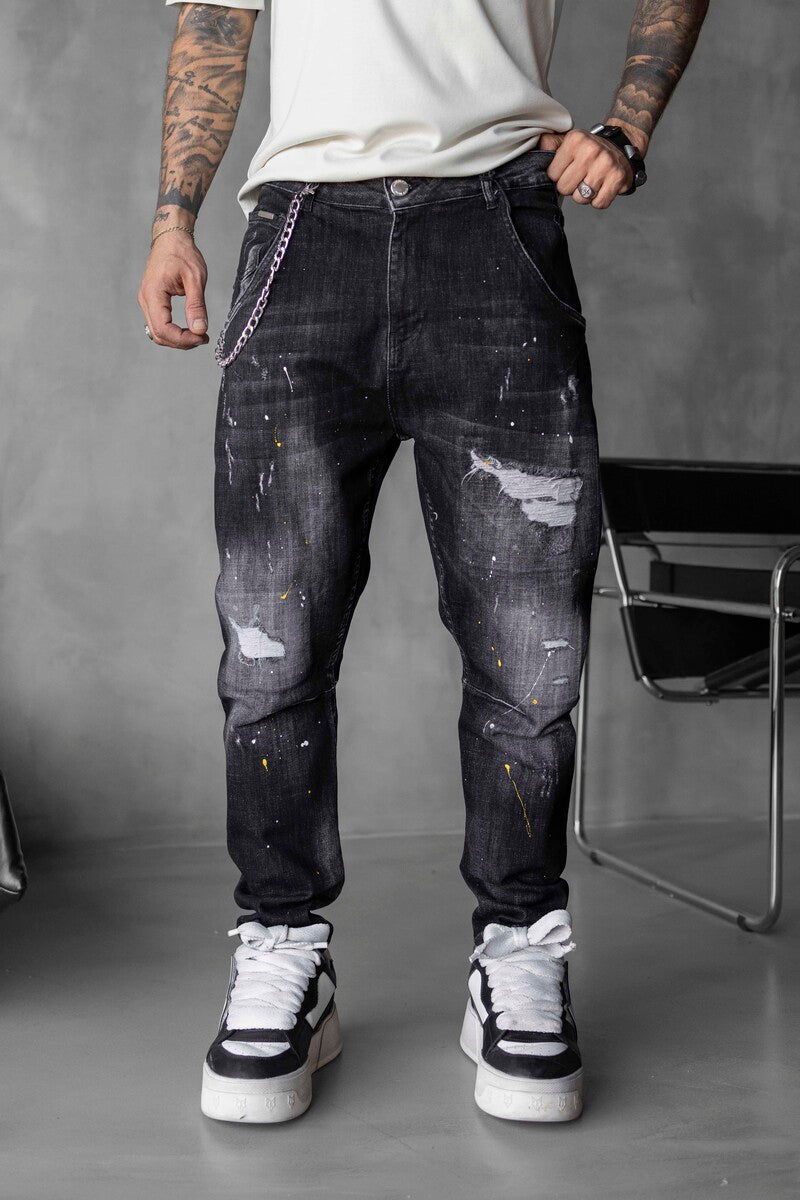 Lux Denim Black Jeans 17016