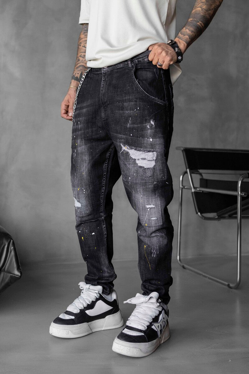 Lux Denim Black Jeans 17016