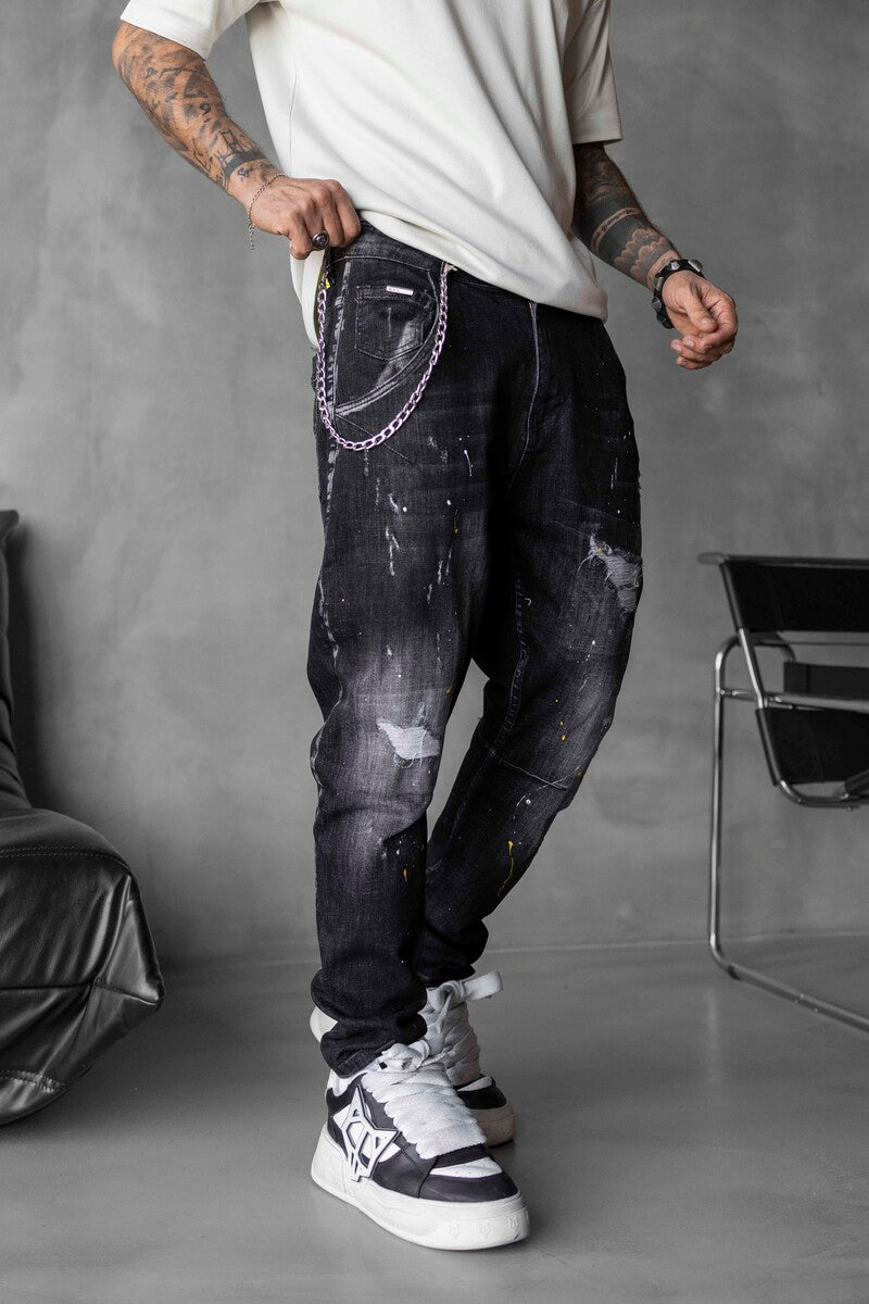 Lux Denim Black Jeans 17016