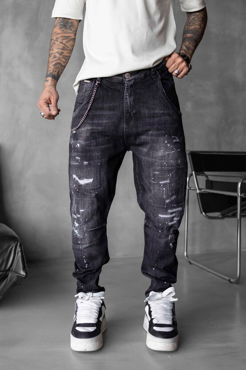 Lux Denim Black Jeans 17018