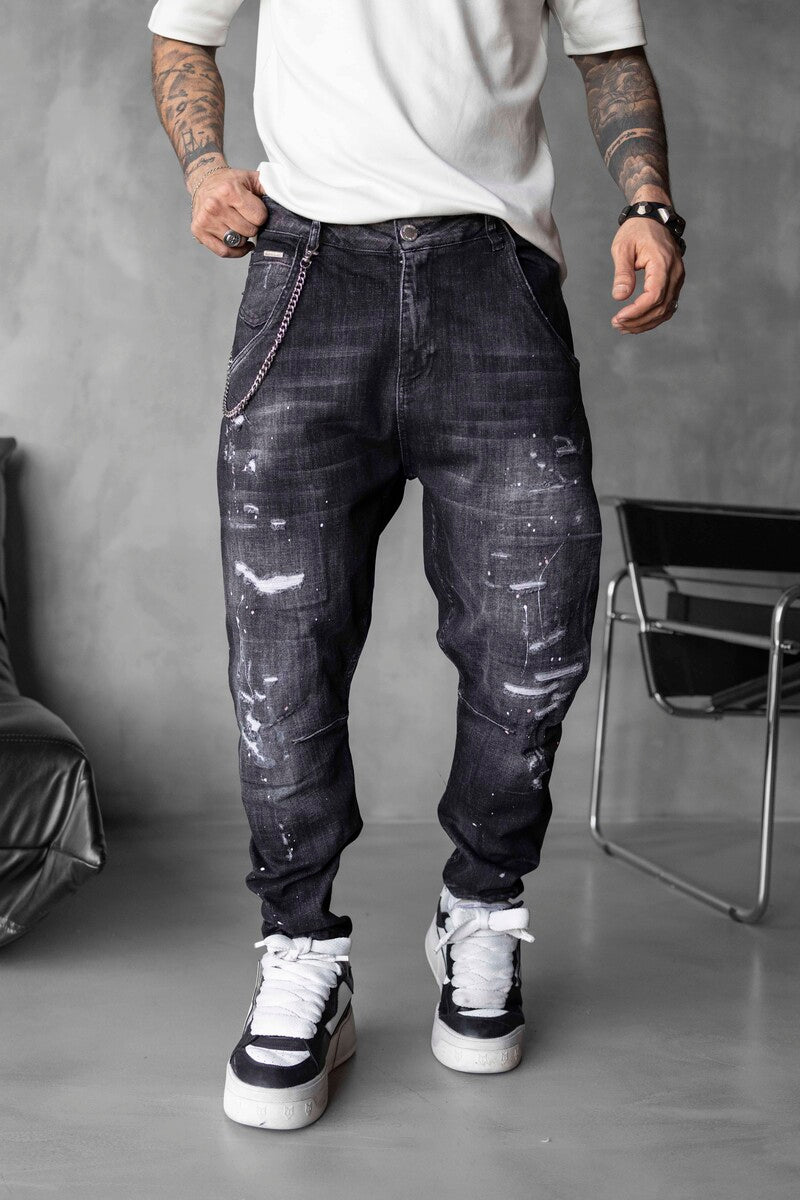 Lux Denim Black Jeans 17018