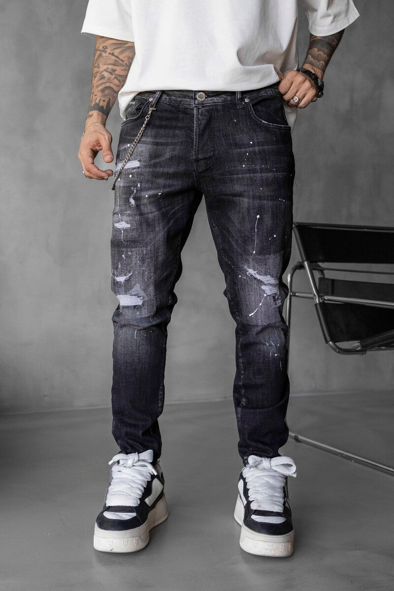 Lux Denim Black Jeans 17026