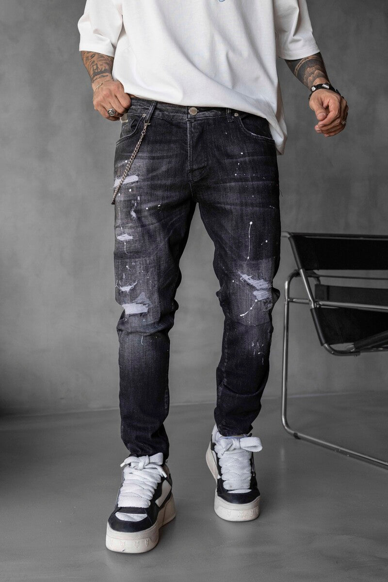 Lux Denim Black Jeans 17026