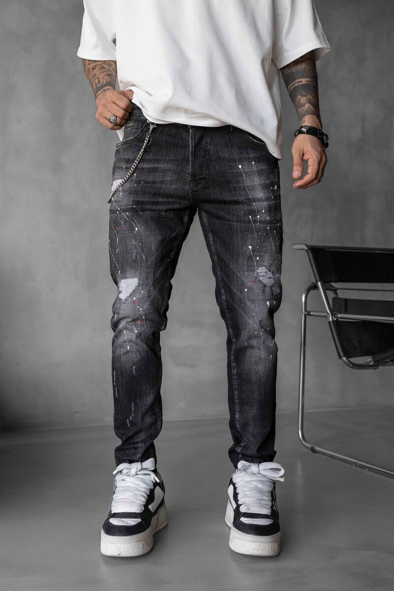 Lux Denim Black Jeans 17028