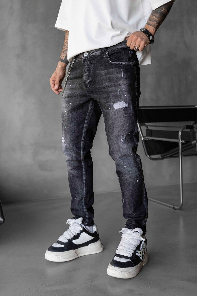 Lux Denim Black Jeans 17029