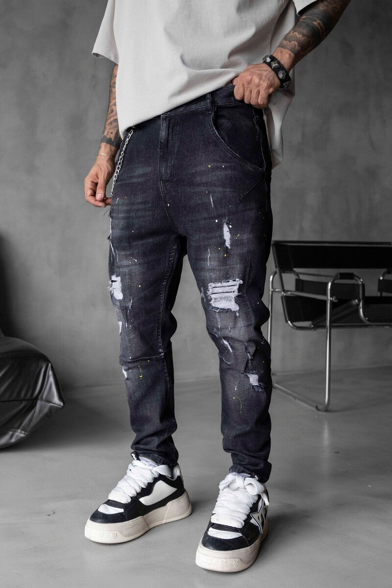 Lux Denim Black Jeans 17044