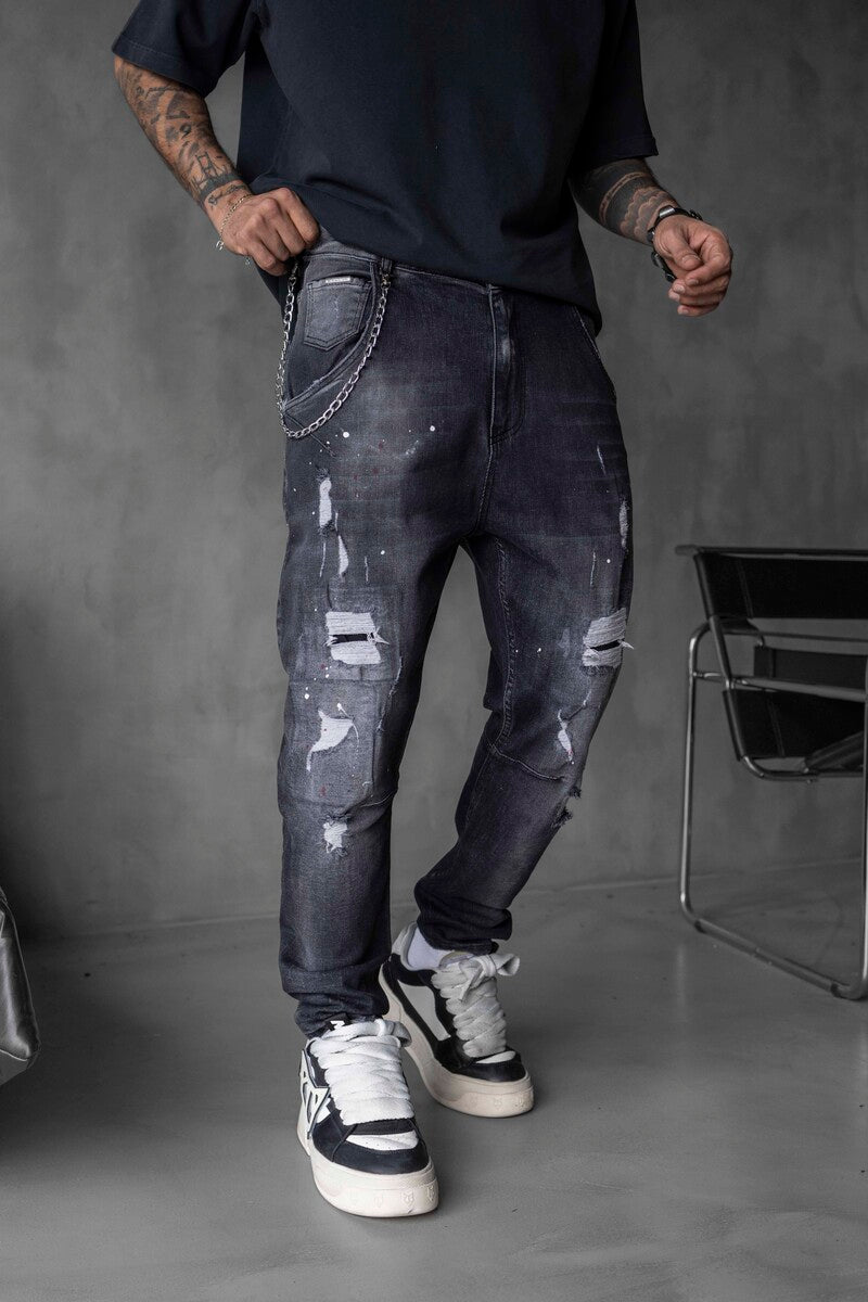 Lux Denim Black Jeans 17046