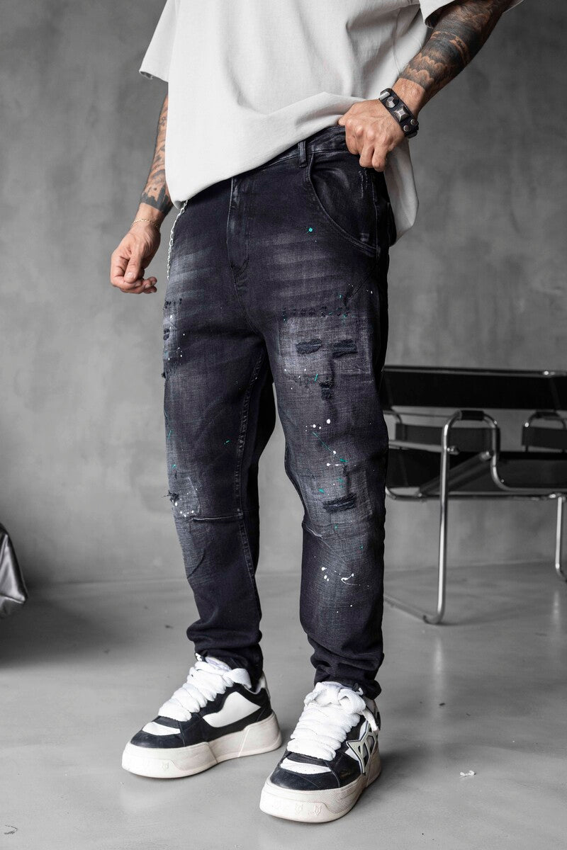 Lux Denim Black Jeans 17047