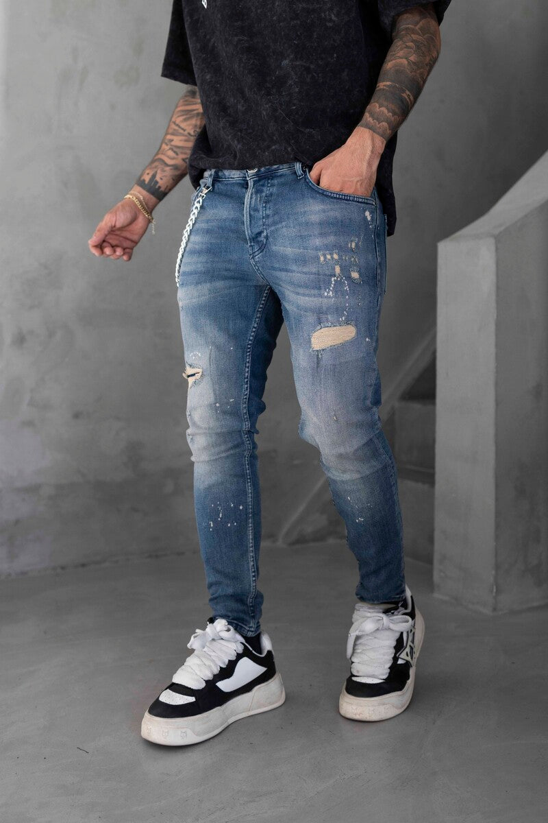 Lux Denım Blue Jeans 16136
