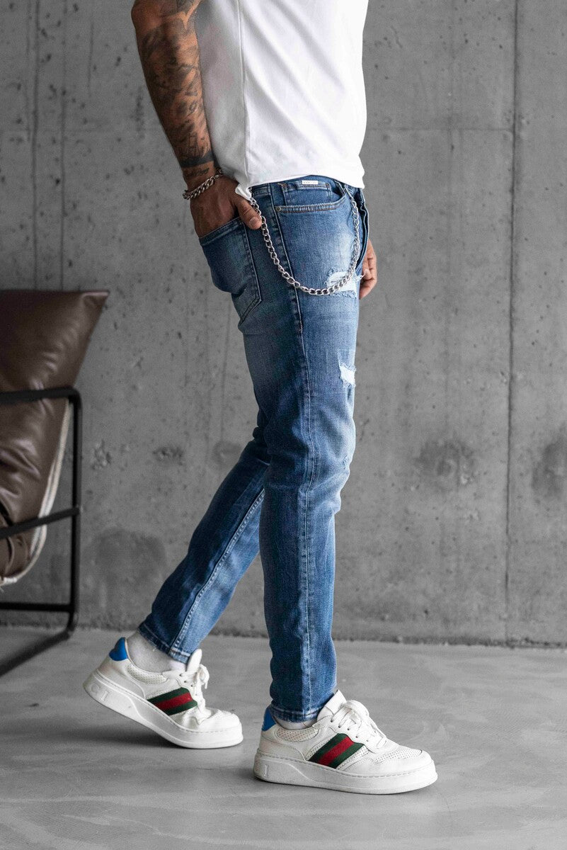 Lux Denım Blue Jeans 16140