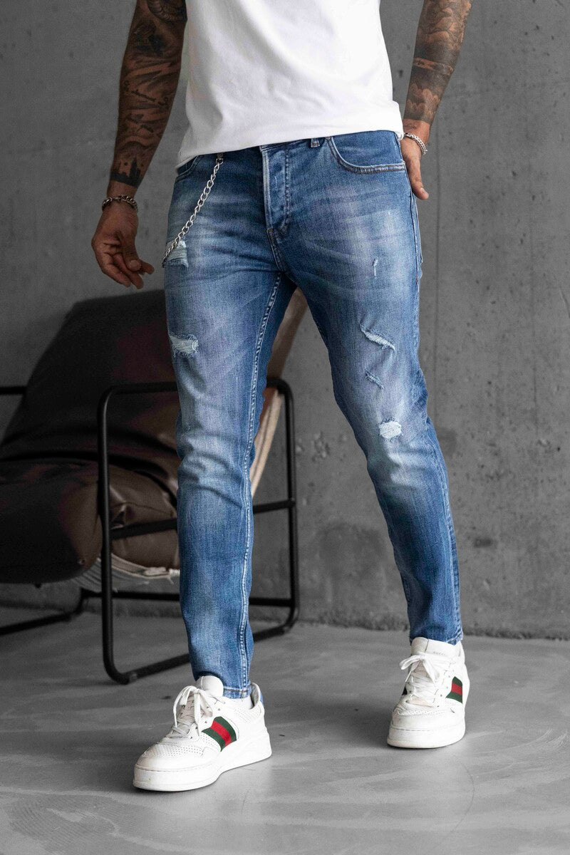 Lux Denım Blue Jeans 16140