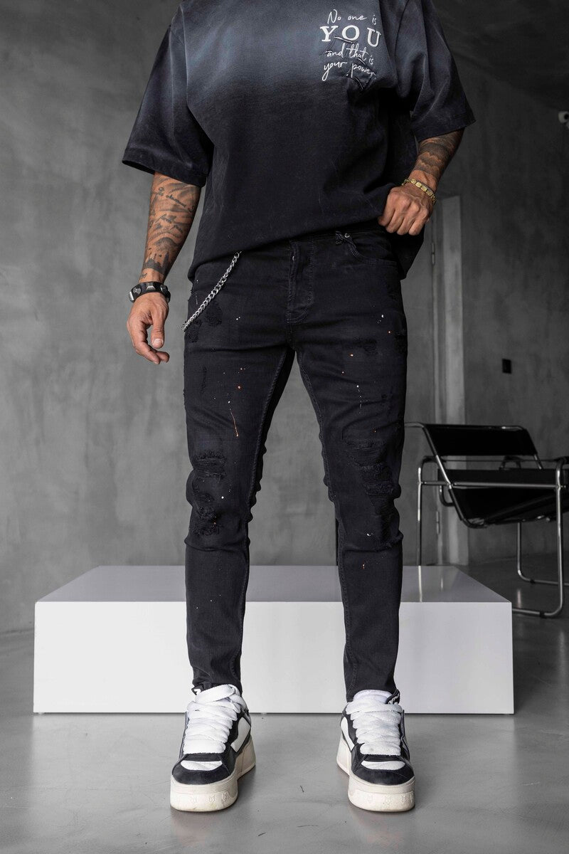 Lux Denim Black Jeans 16160