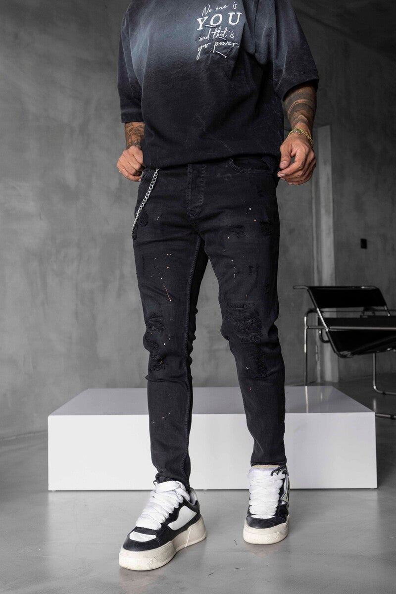 Lux Denim Black Jeans 16160