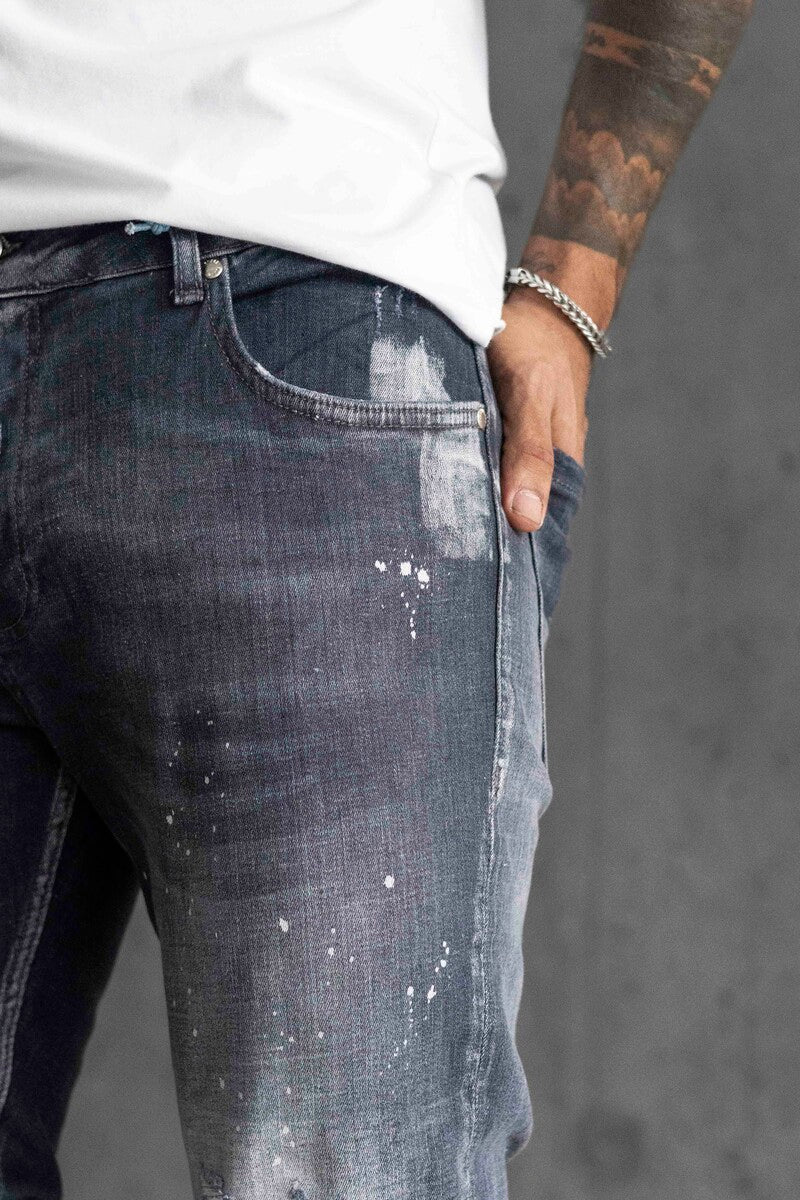 Lux Denım Dark Gray Jeans 16454