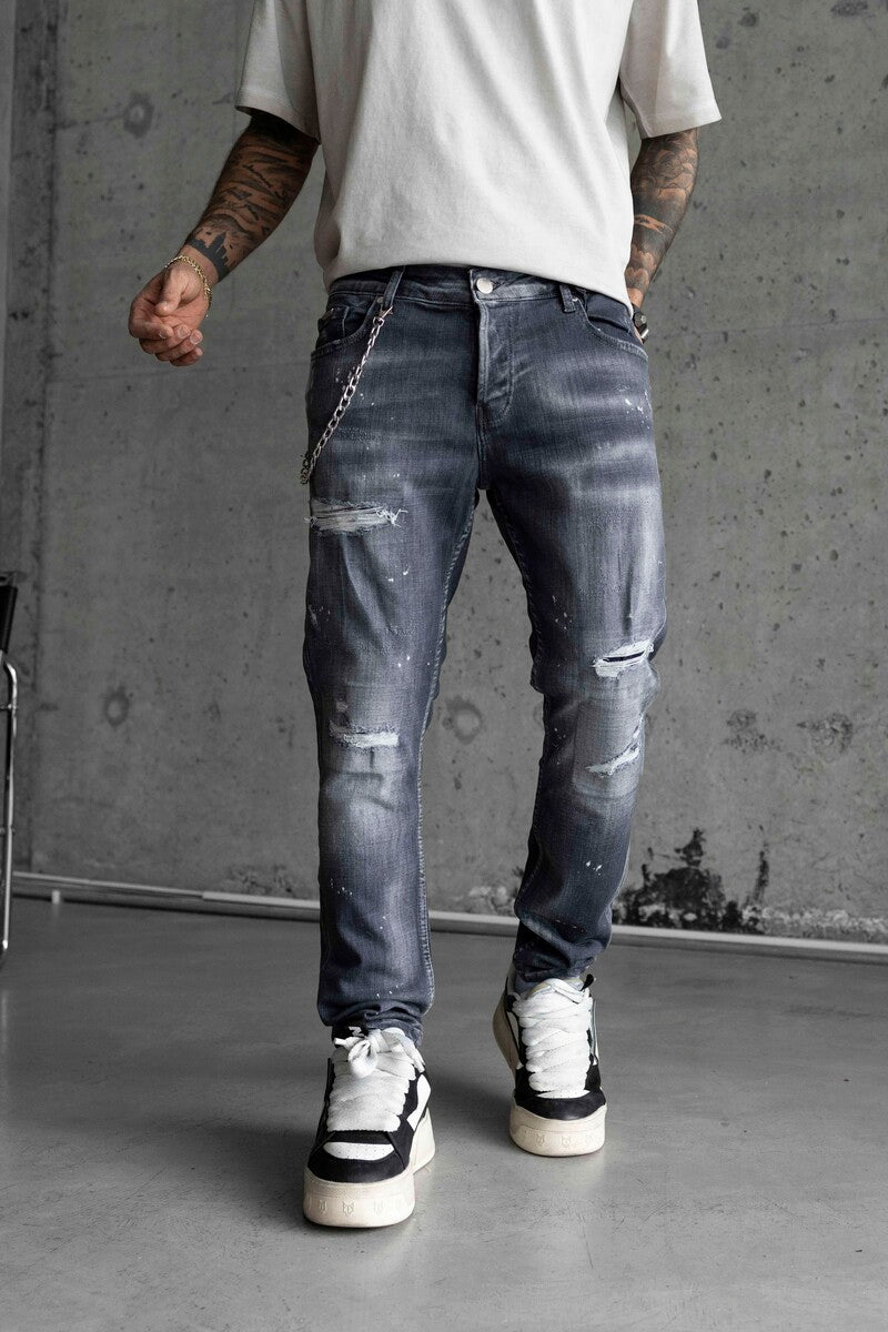 Lux Denım Gray Jeans 16430