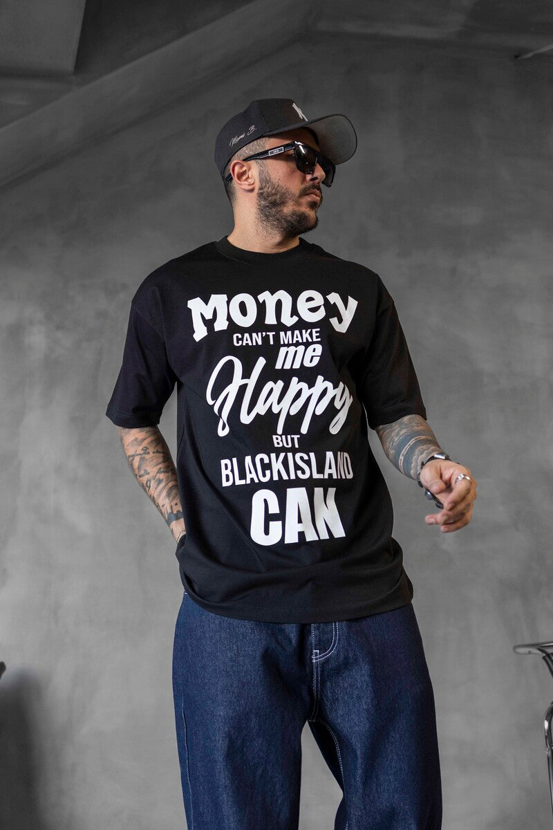 MONEY PRINTED T-SHIRT BLACK 1644