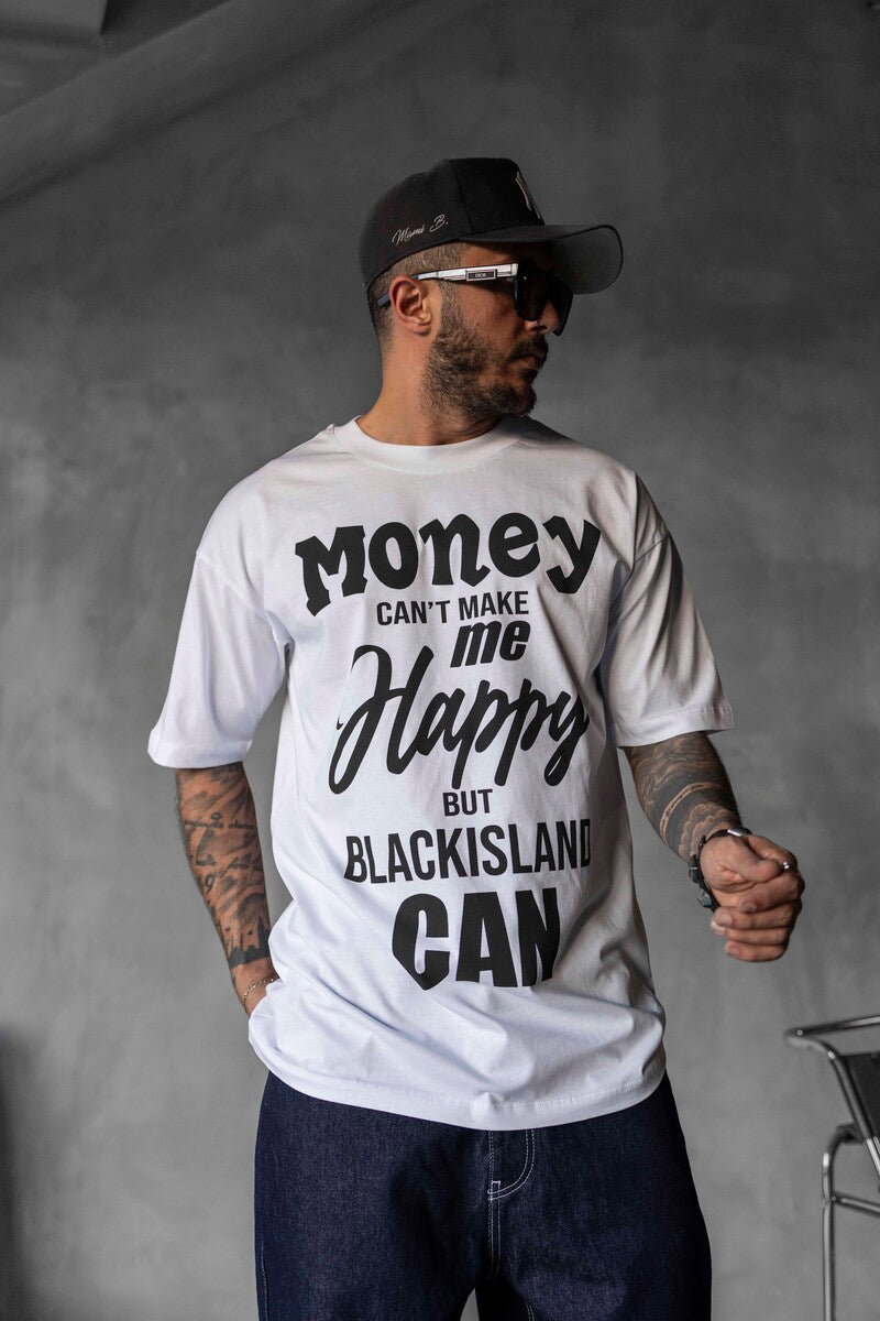 MONEY PRINTED T-SHIRT WHITE 1644
