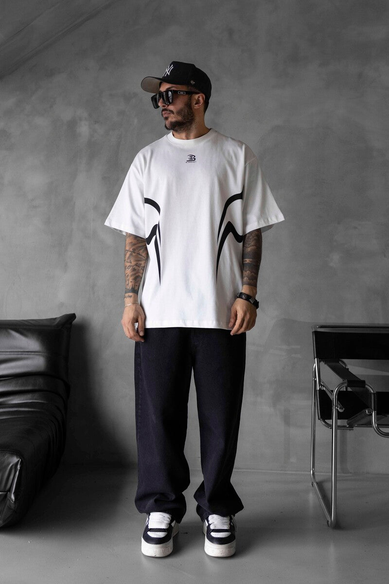 PRINTED T-SHIRT WHITE 1816