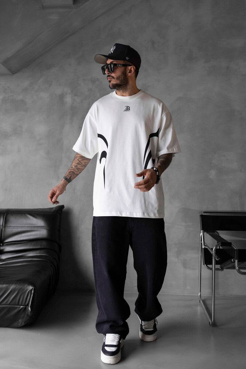 PRINTED T-SHIRT WHITE 1816