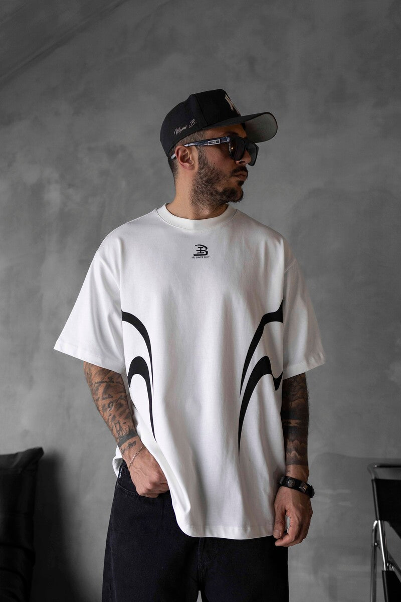 PRINTED T-SHIRT WHITE 1816