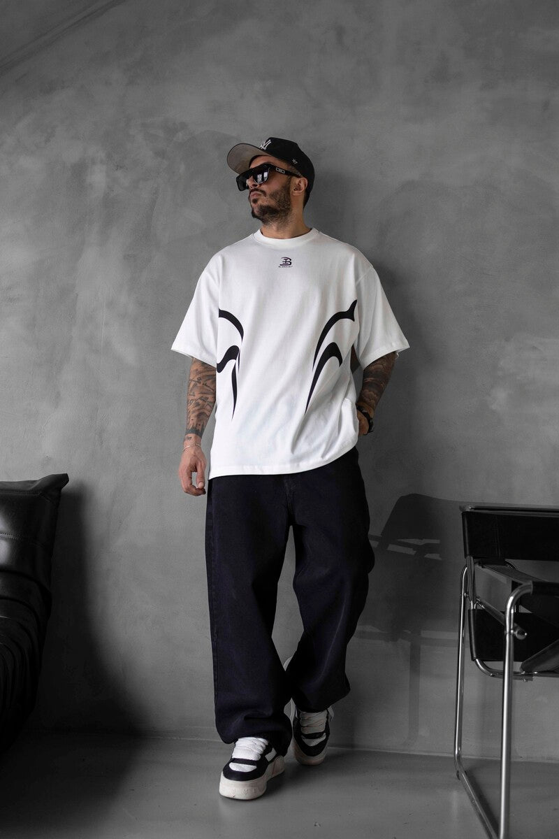 PRINTED T-SHIRT WHITE 1816