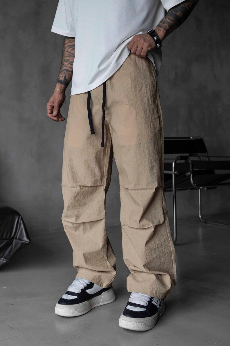 Parachute Jogger Pants Beıge 16177