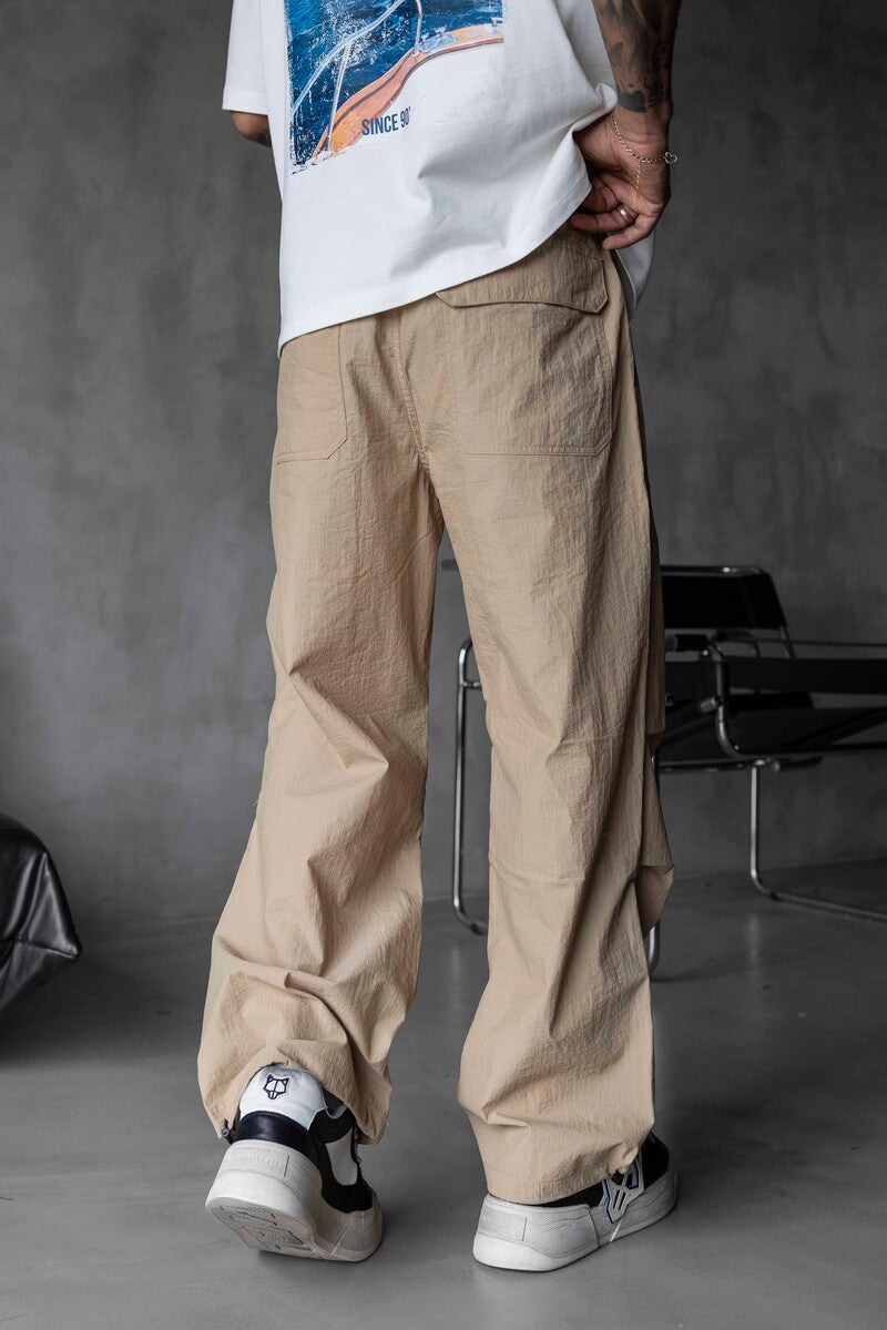 Parachute Jogger Pants Beıge 16177