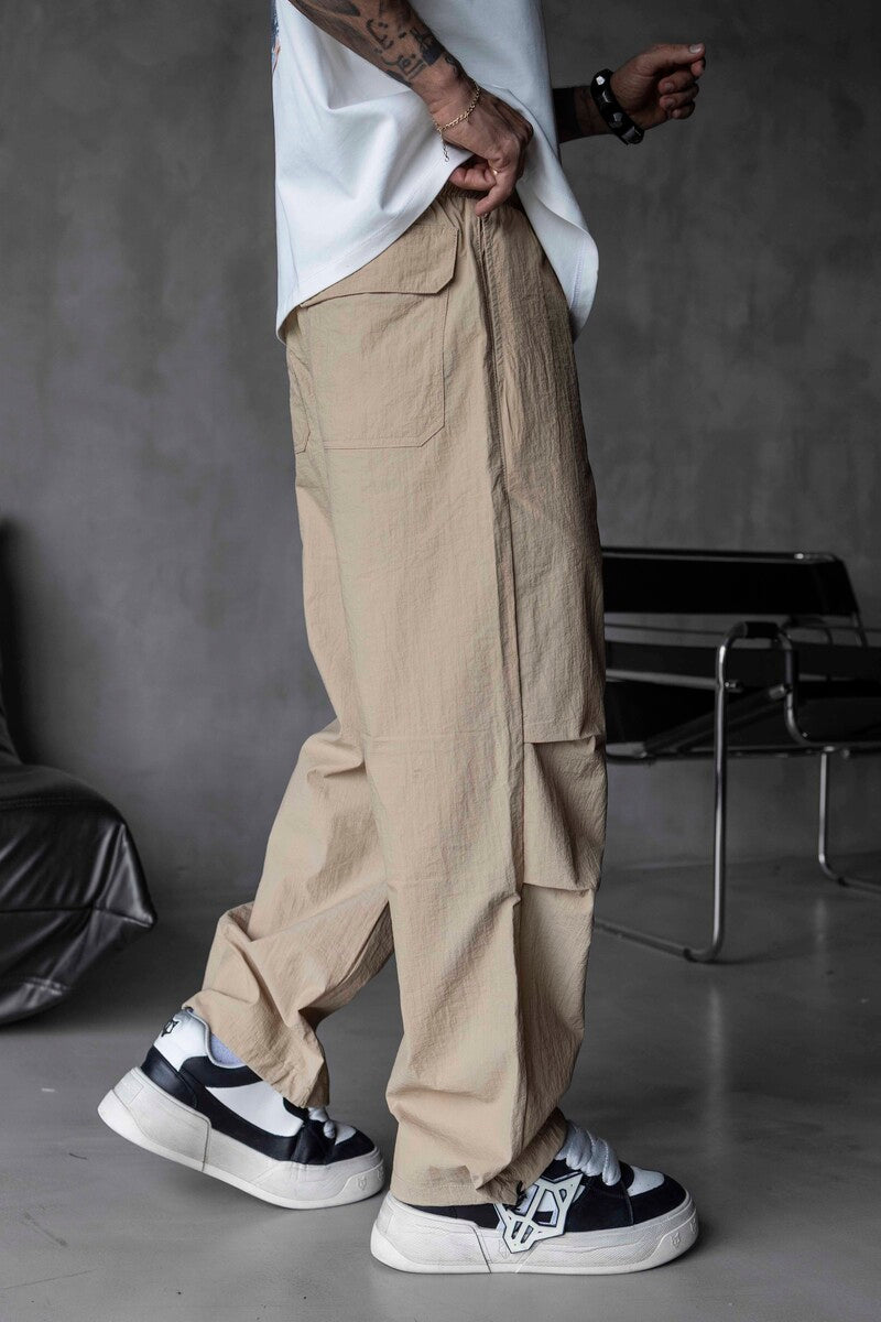 Parachute Jogger Pants Beıge 16177