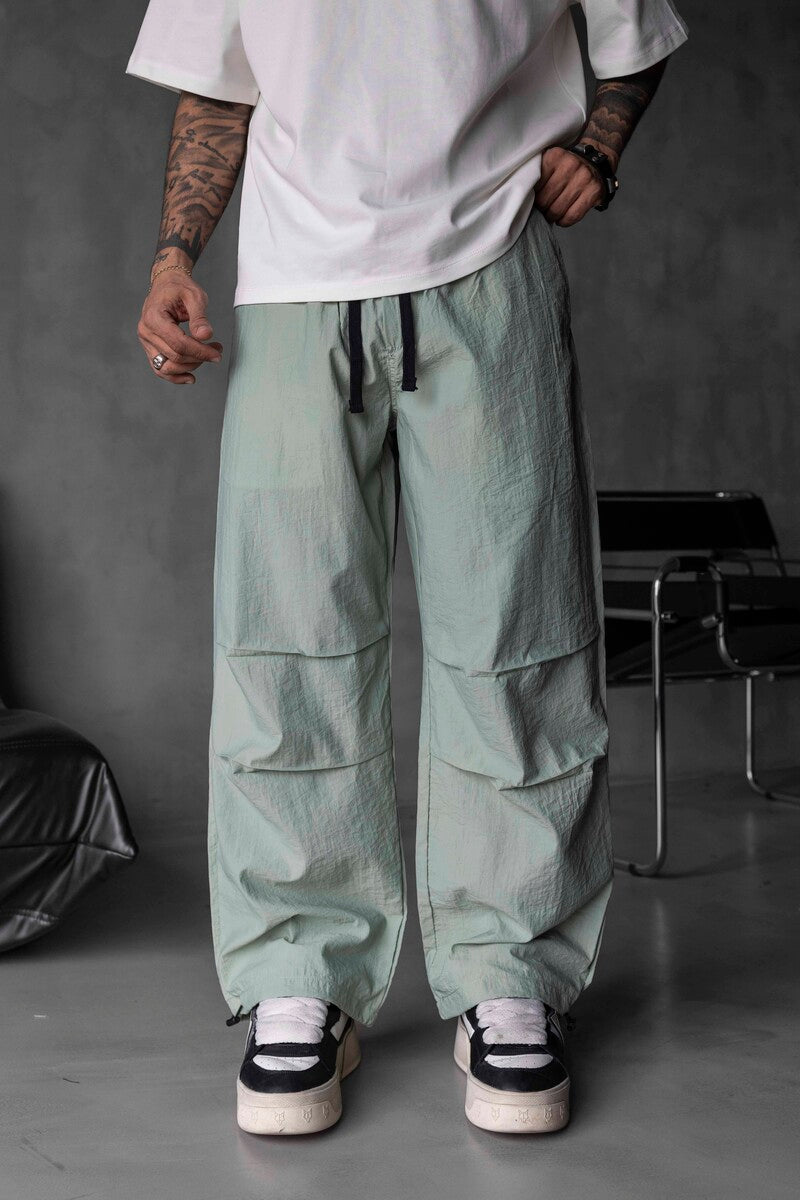 Parachute Jogger Pants Green 16176